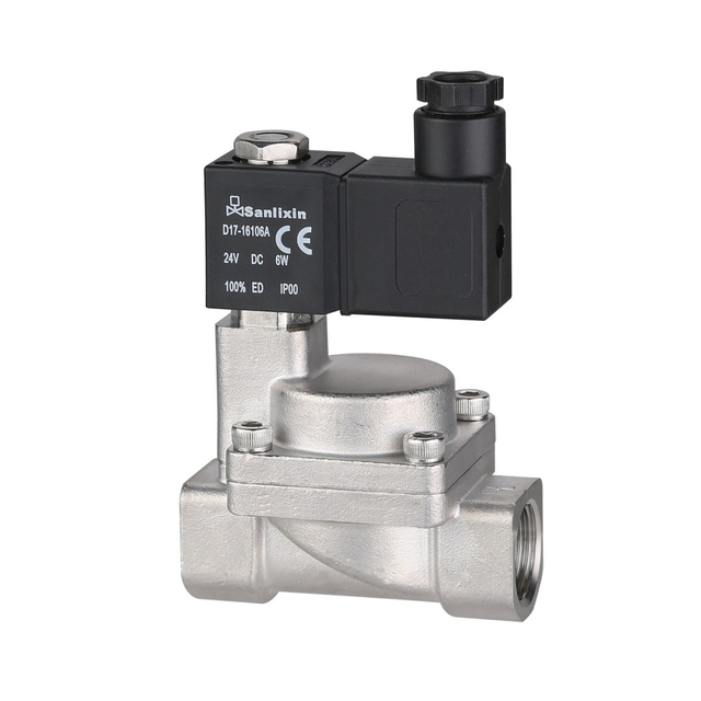 SLMA pilot operated piston solenoid valve