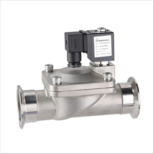 SLPK Clamp connect pilot operated diaphragm Solenoid Valve Normally closed