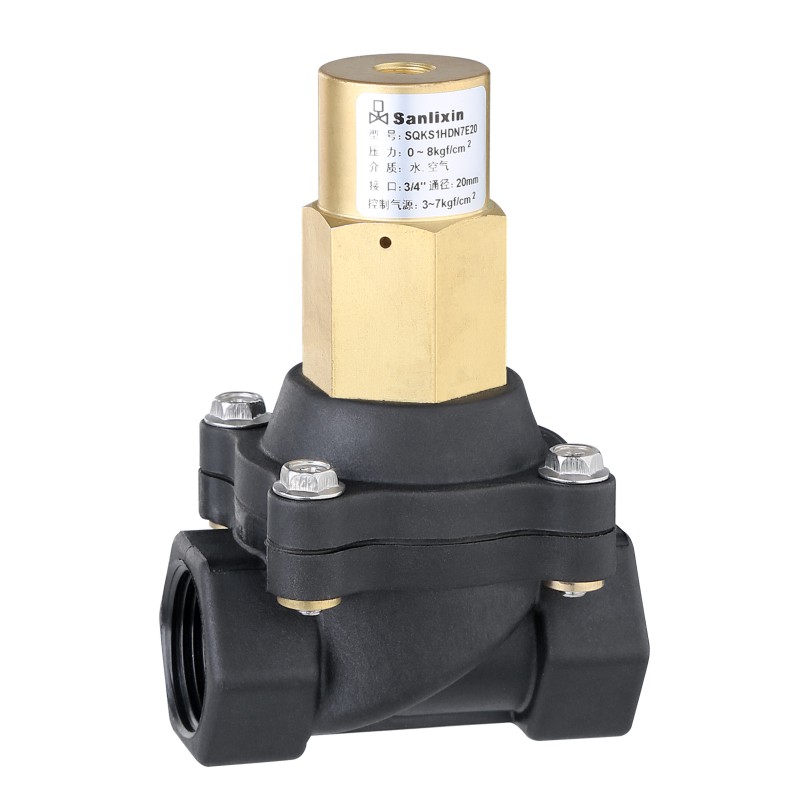 SQKS plastic series 2/2-way direct acting air operated valve Normally Closed
